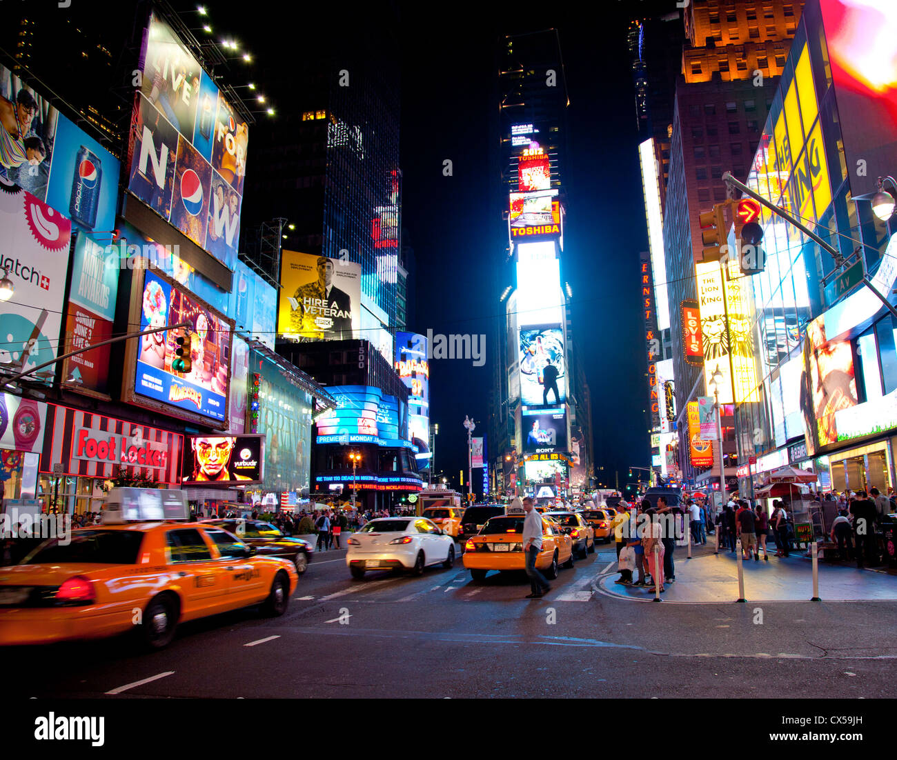 New York City Times Square Stockfoto