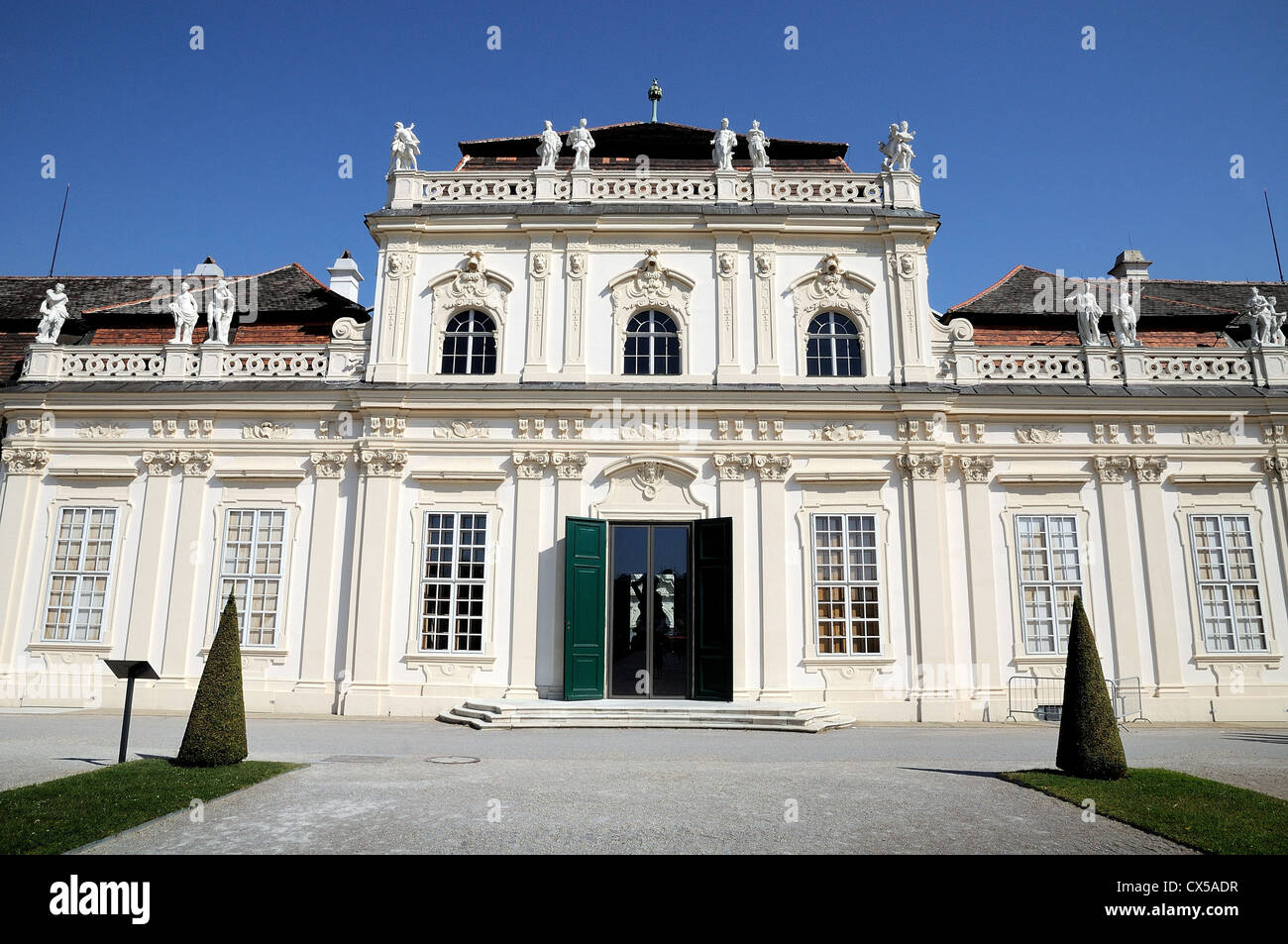 Untere Schloss Belvedere Vienna Austria Europe Stockfoto