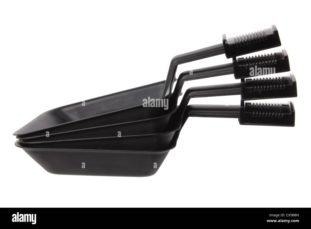 Backformen mit Griffen Stockfoto