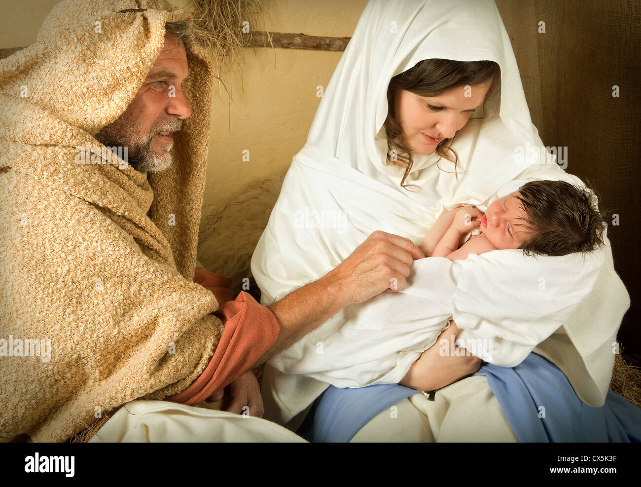 Lebende weihnachtskrippe Fotos und Bildmaterial in hoher Auflösung