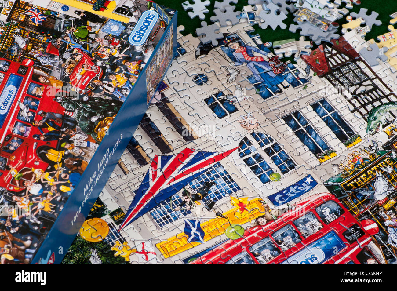 Jigsaw Puzzle Stockfoto
