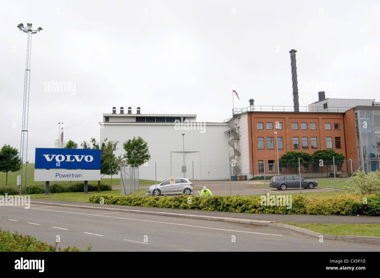 Volvo Powertrain Werk LKW Motorenwerk in Skövde Schweden Fertigung Hersteller Stockfoto