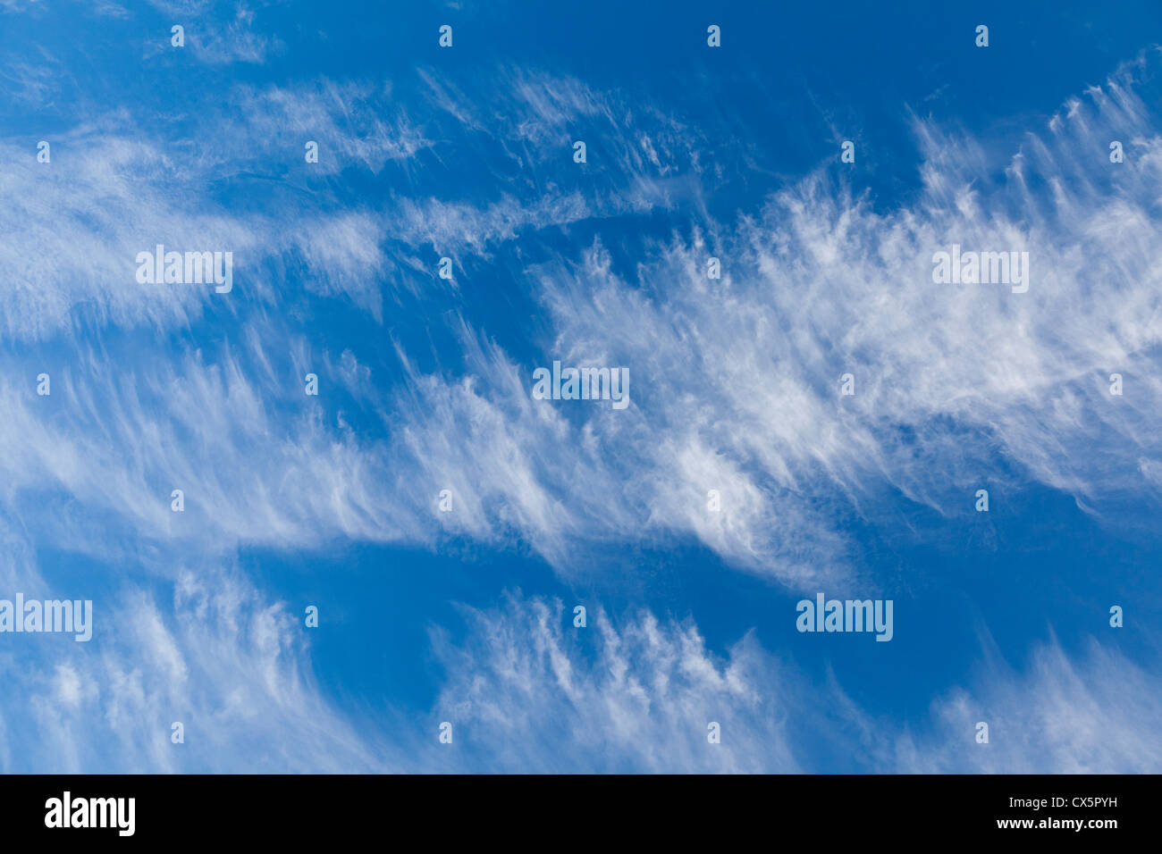 Abend Wolken über Exmoor Stockfoto