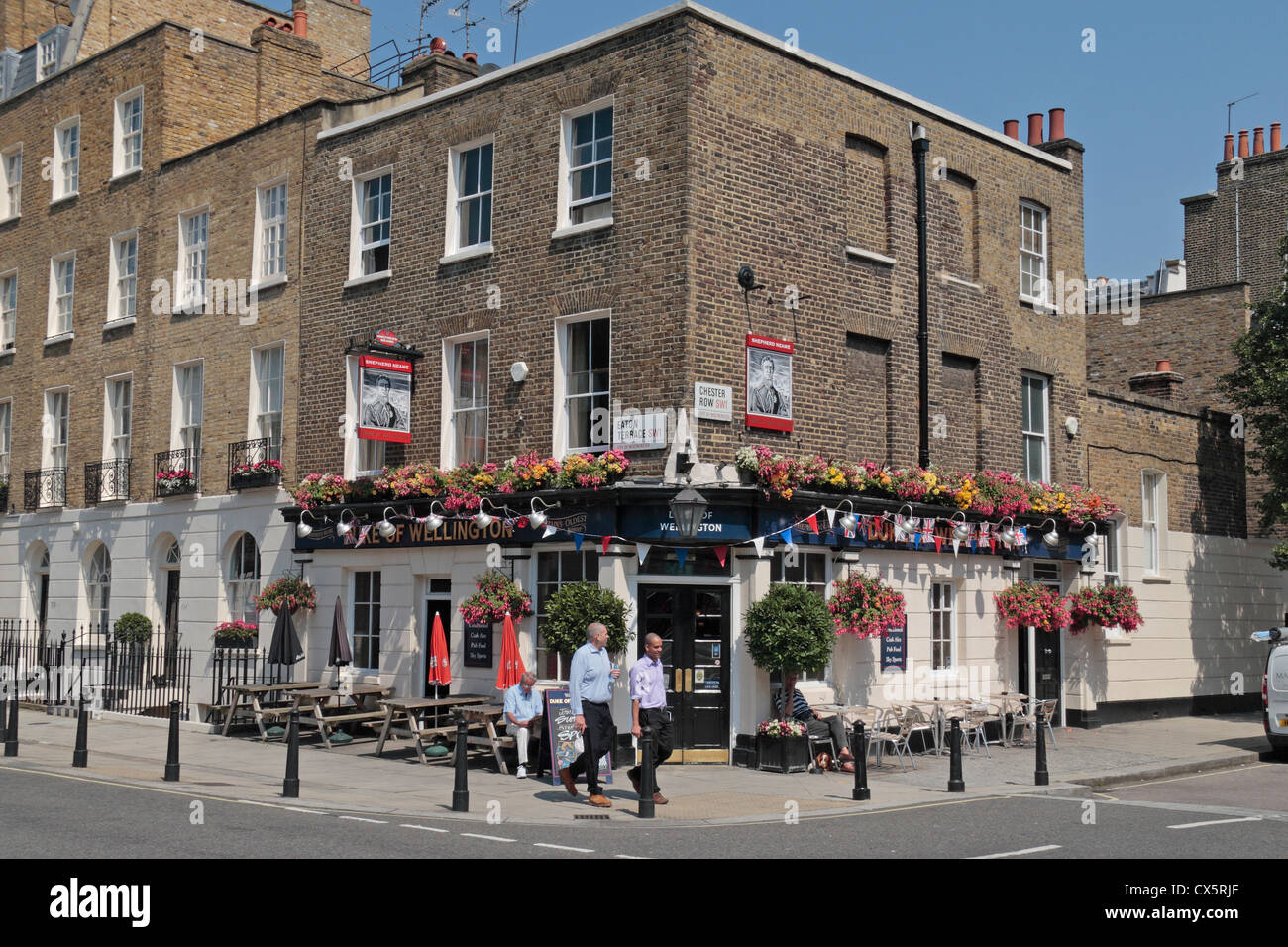 Der Herzog von Wellington Gastwirtschaft, Eaton Terrasse, City of Westminster, London, SW1, UK. Stockfoto