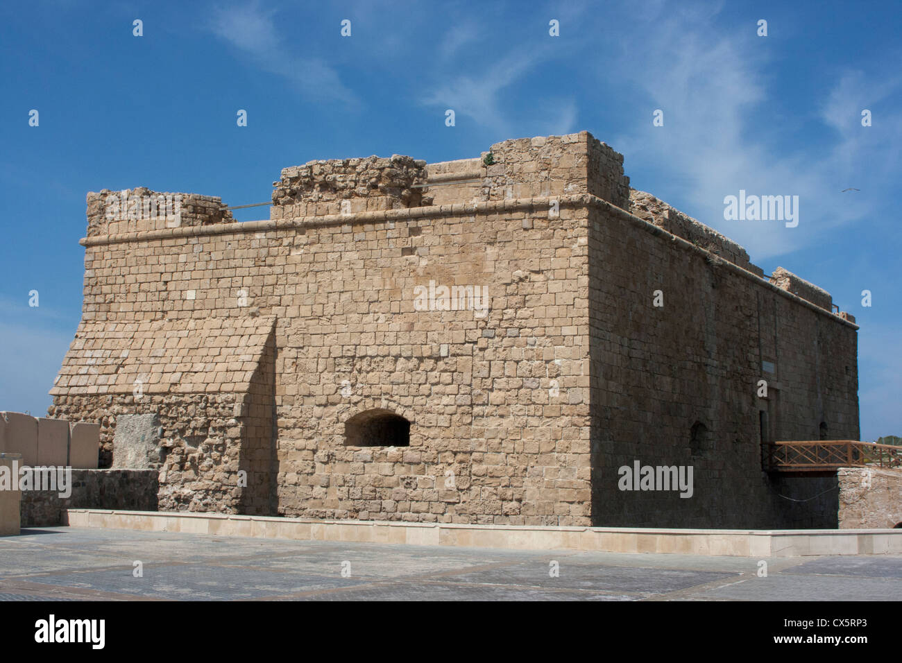 Fort, Hafen von Kato Paphos, Zypern Stockfoto