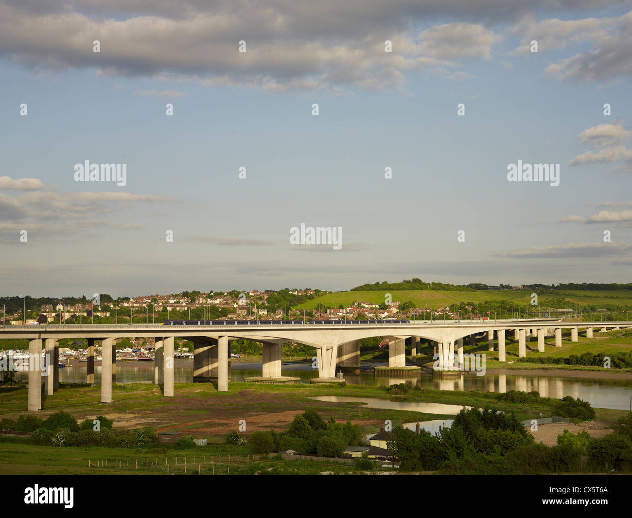 Cuxton, Kent Medway Brücken Stockfoto