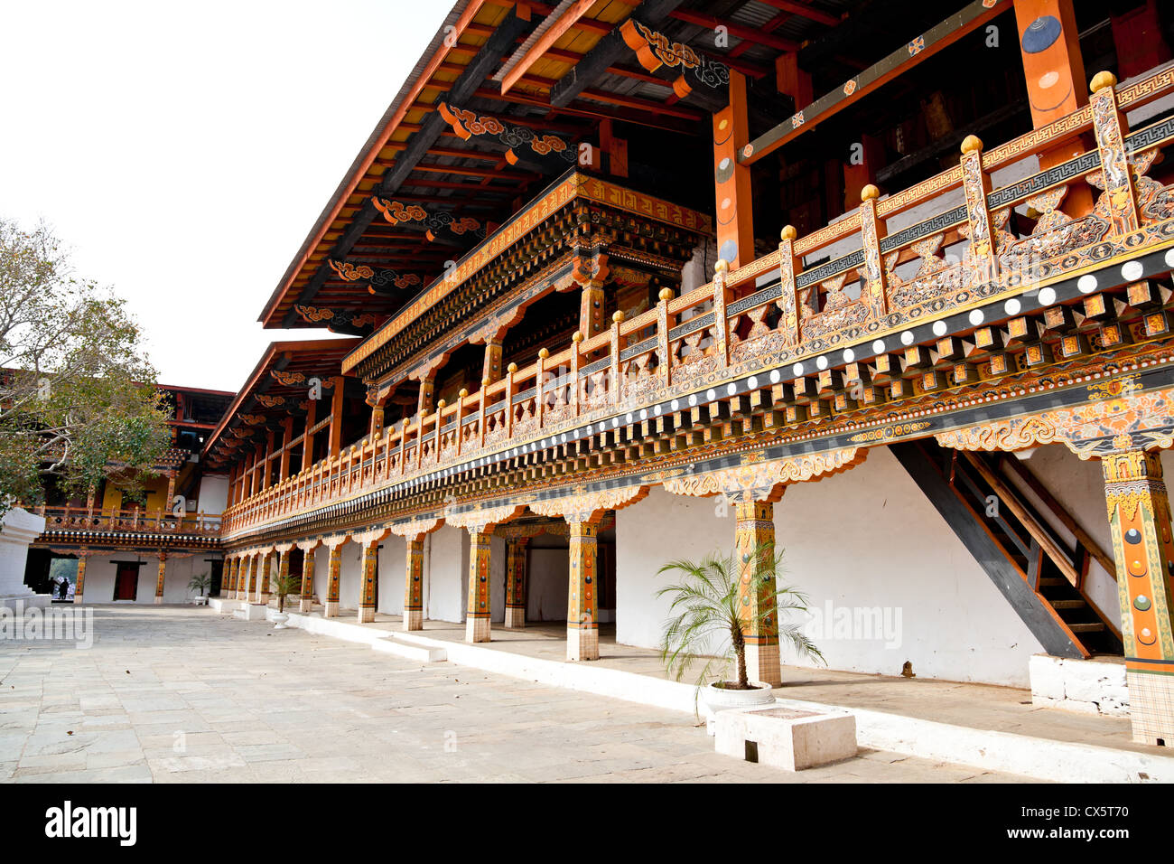 Punakha dzong Stockfoto