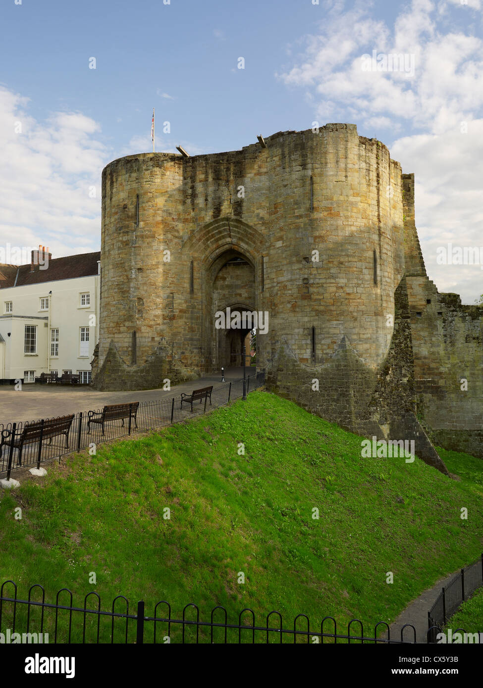 Schloss Tonbridge, Kent. Das Torhaus Stockfoto