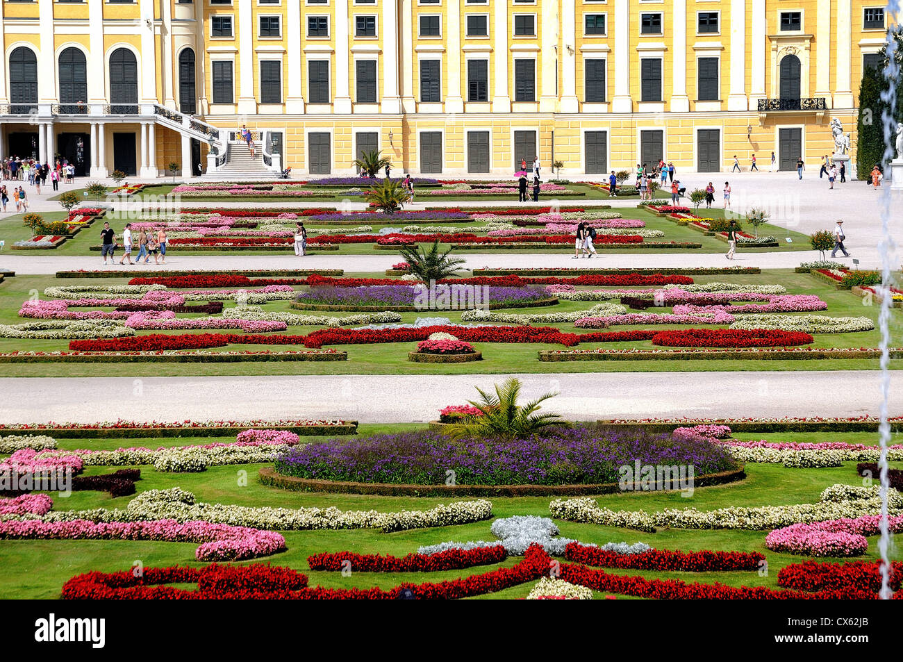 Schloss Schönbrunn-Wiener-Österreich-Europa Stockfoto