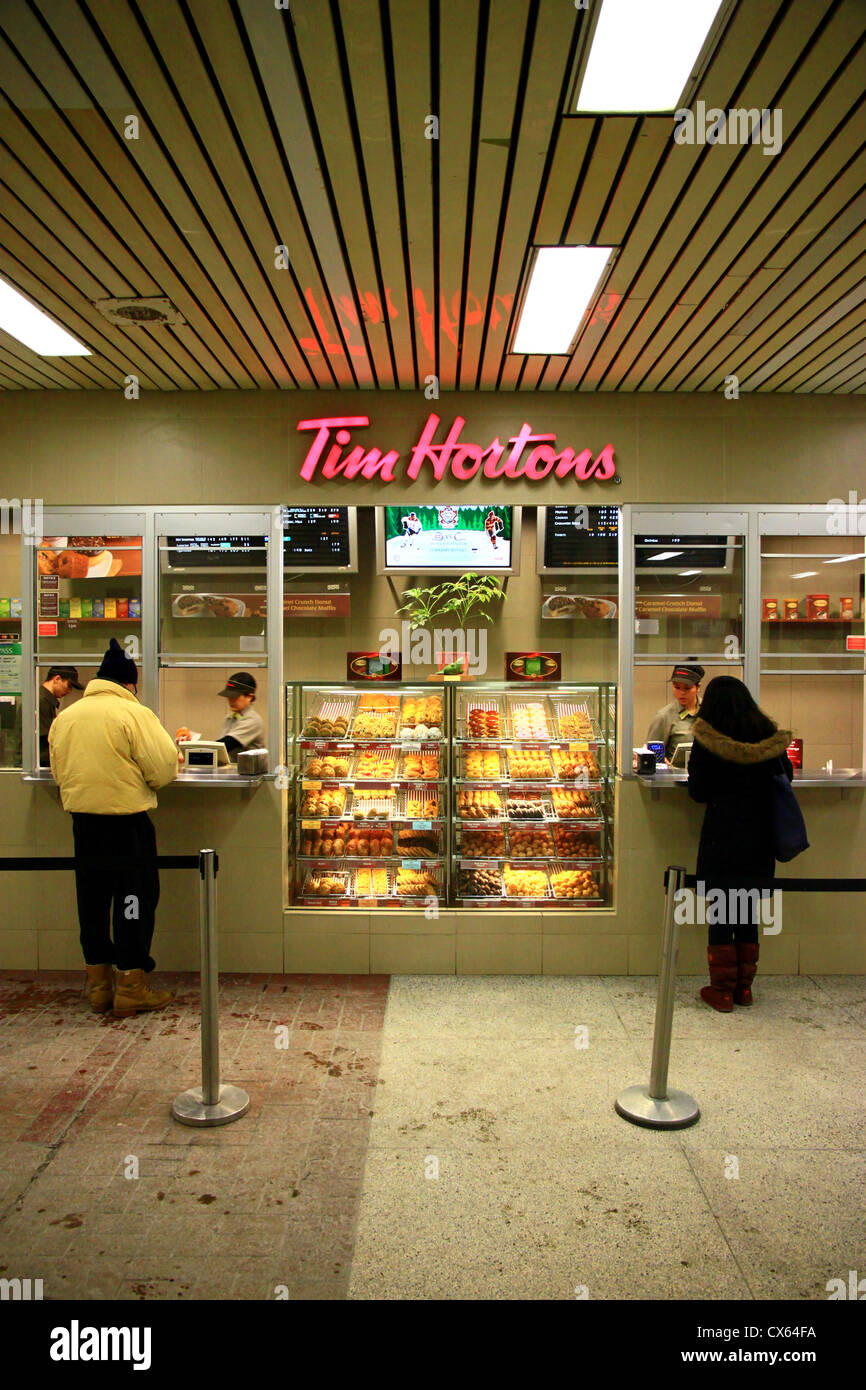 Tim Hortons Cafe Stockfoto