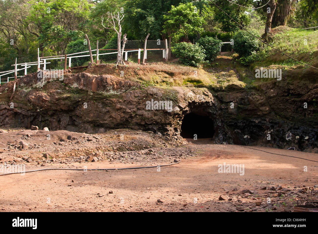 Edelstein-Mine, Misiones, Argentinien Stockfoto