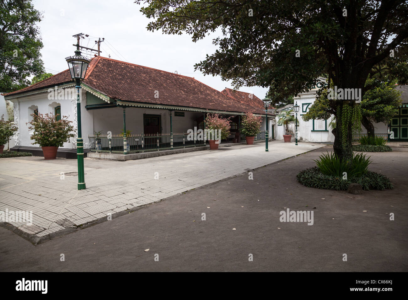 Bestandteil der Sultanspalast Kraton in Yogyakarta Stockfoto