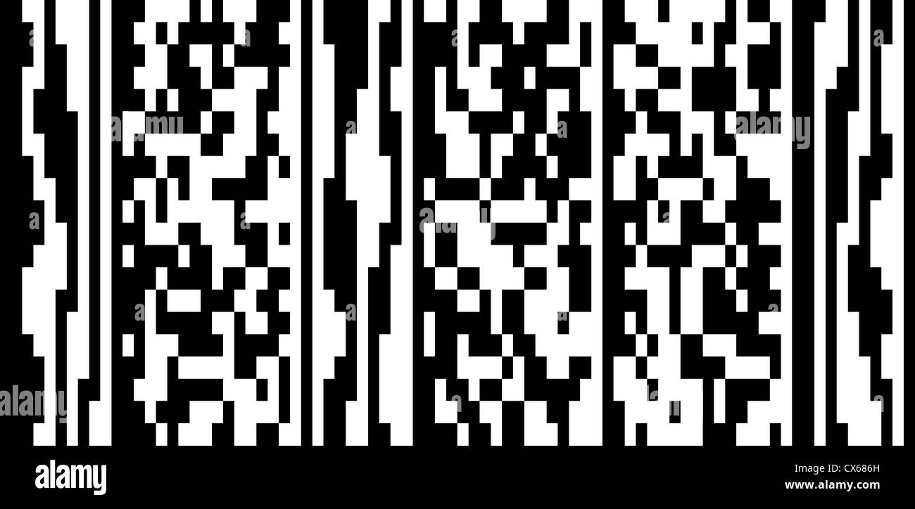 MicroPDF417 Barcode. Stockfoto