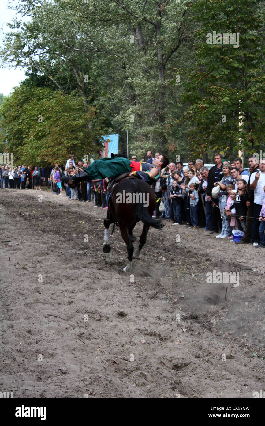 Regionalen Reitsport Theater Lugansk Stockfoto