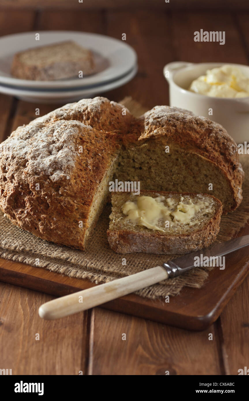 Soda-Brot Stockfoto