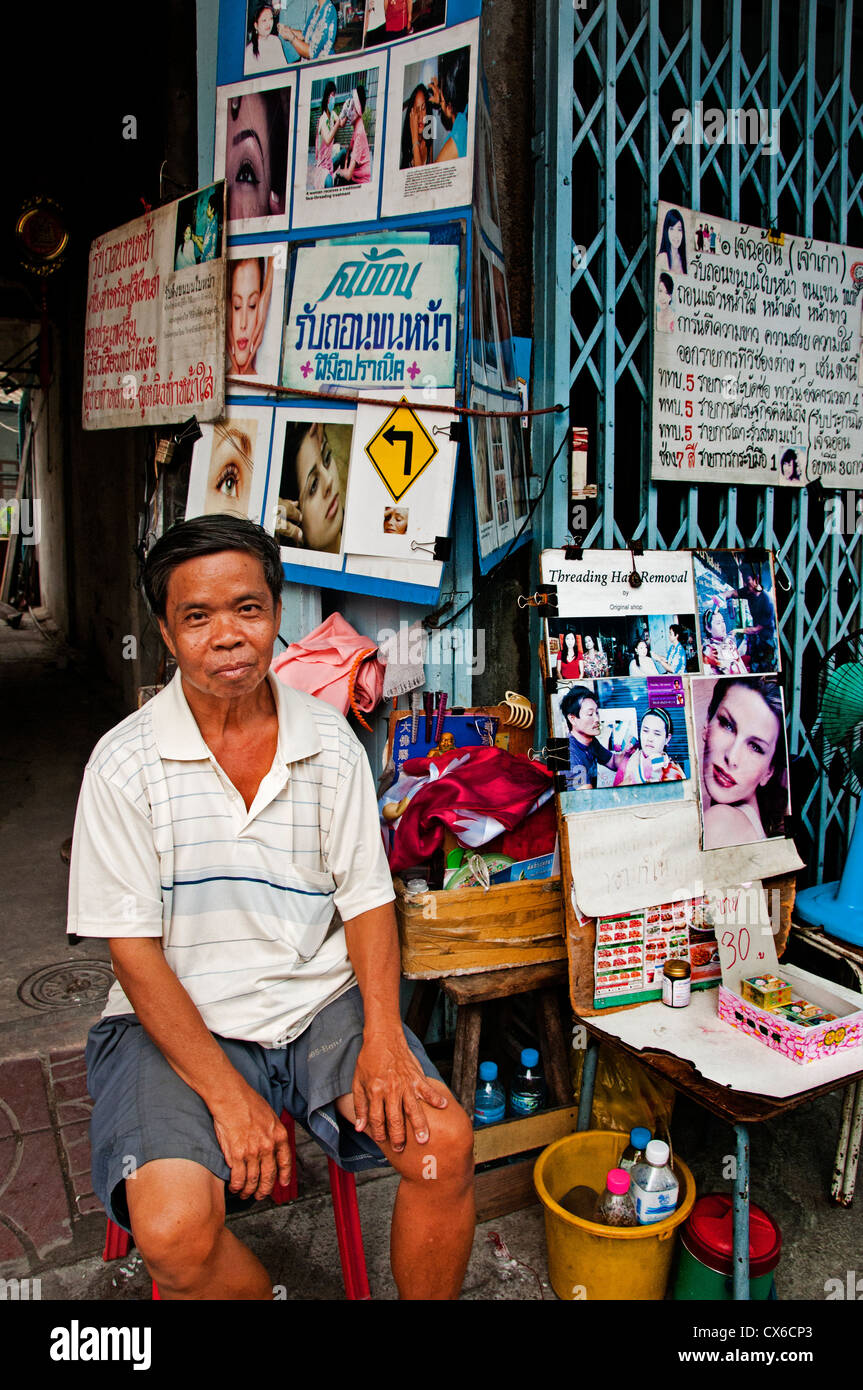 Bangkok Thailand Thai Chinatown Chinese Make Up Mode Stockfoto