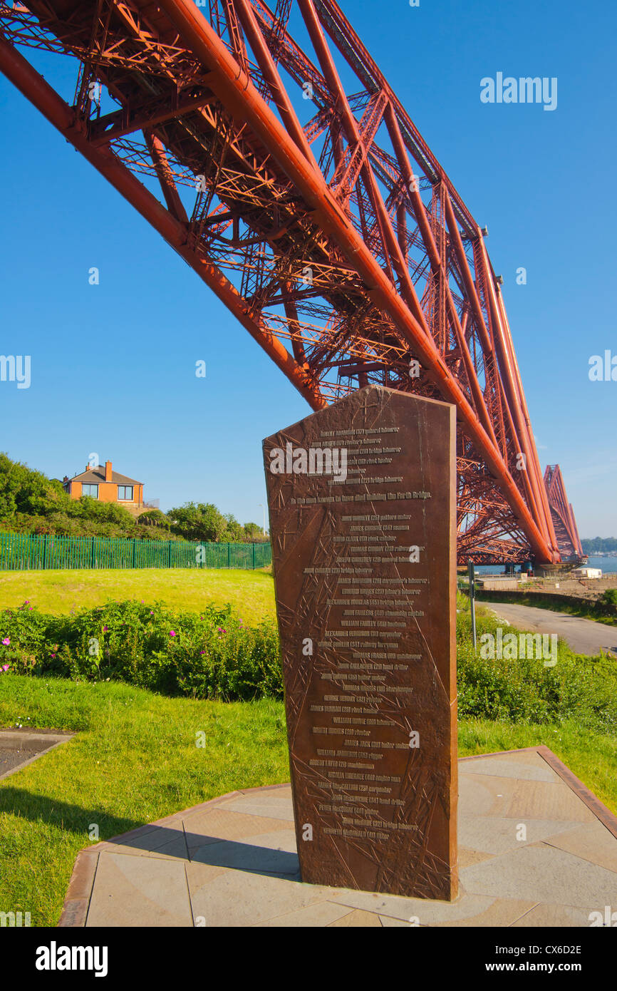 Vierte Schiene Brücke, North Queensferry, Schottland, UK Stockfoto