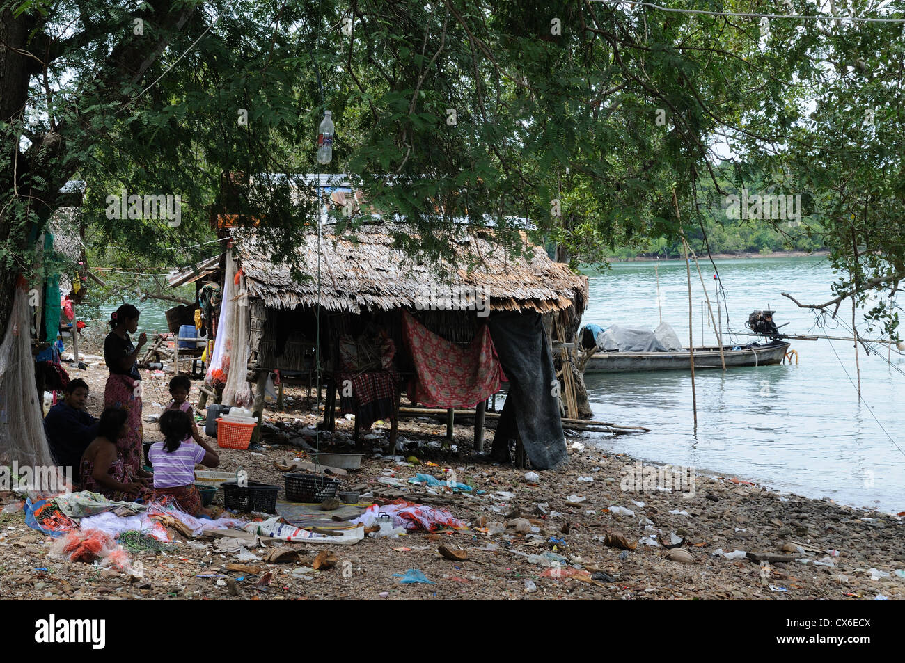 Seezigeuner Ko Yao Yai Insel Thailand Stockfoto