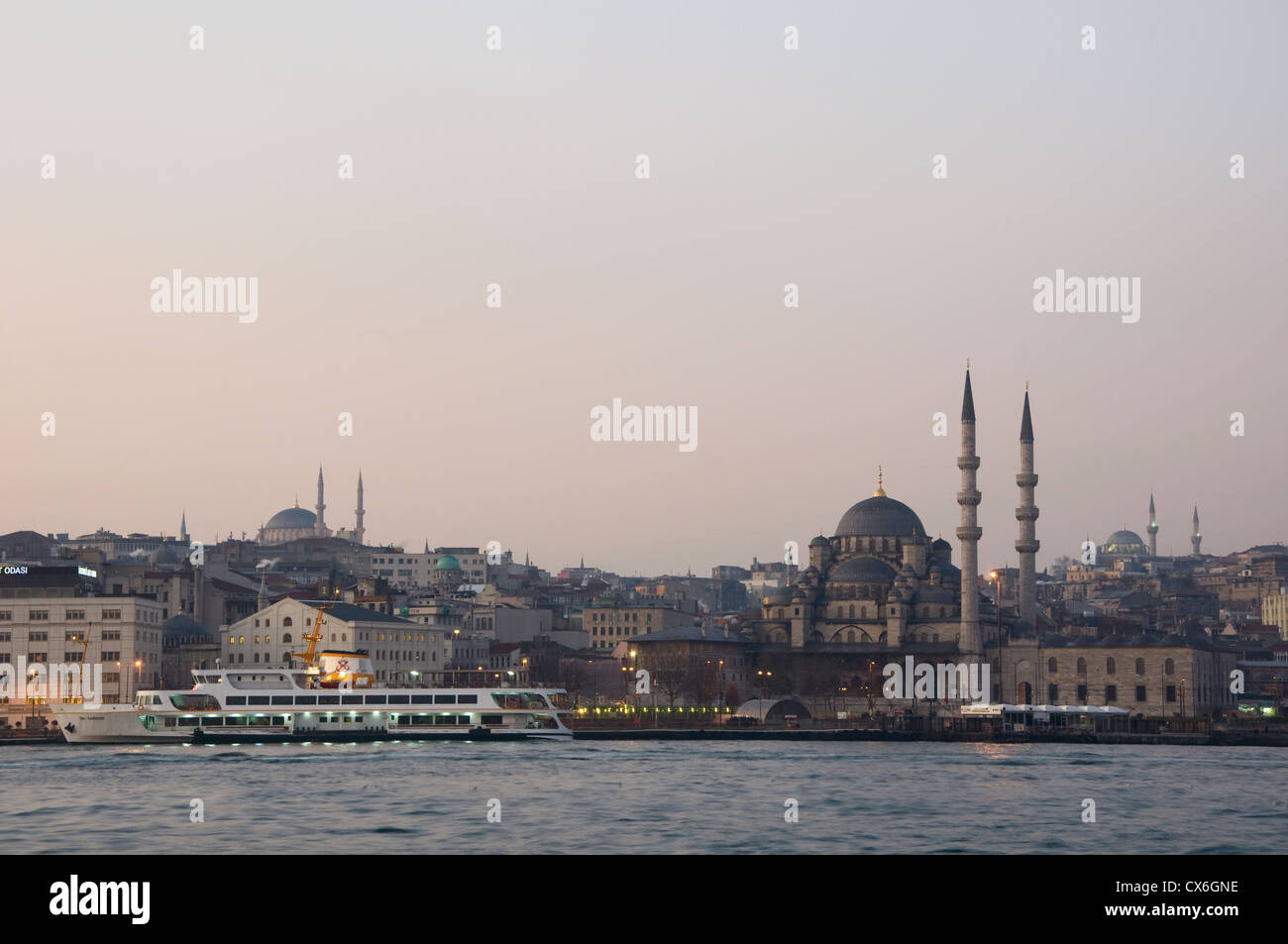 Yeni Camii und die Hagia Sophia, Istanbul Stockfoto