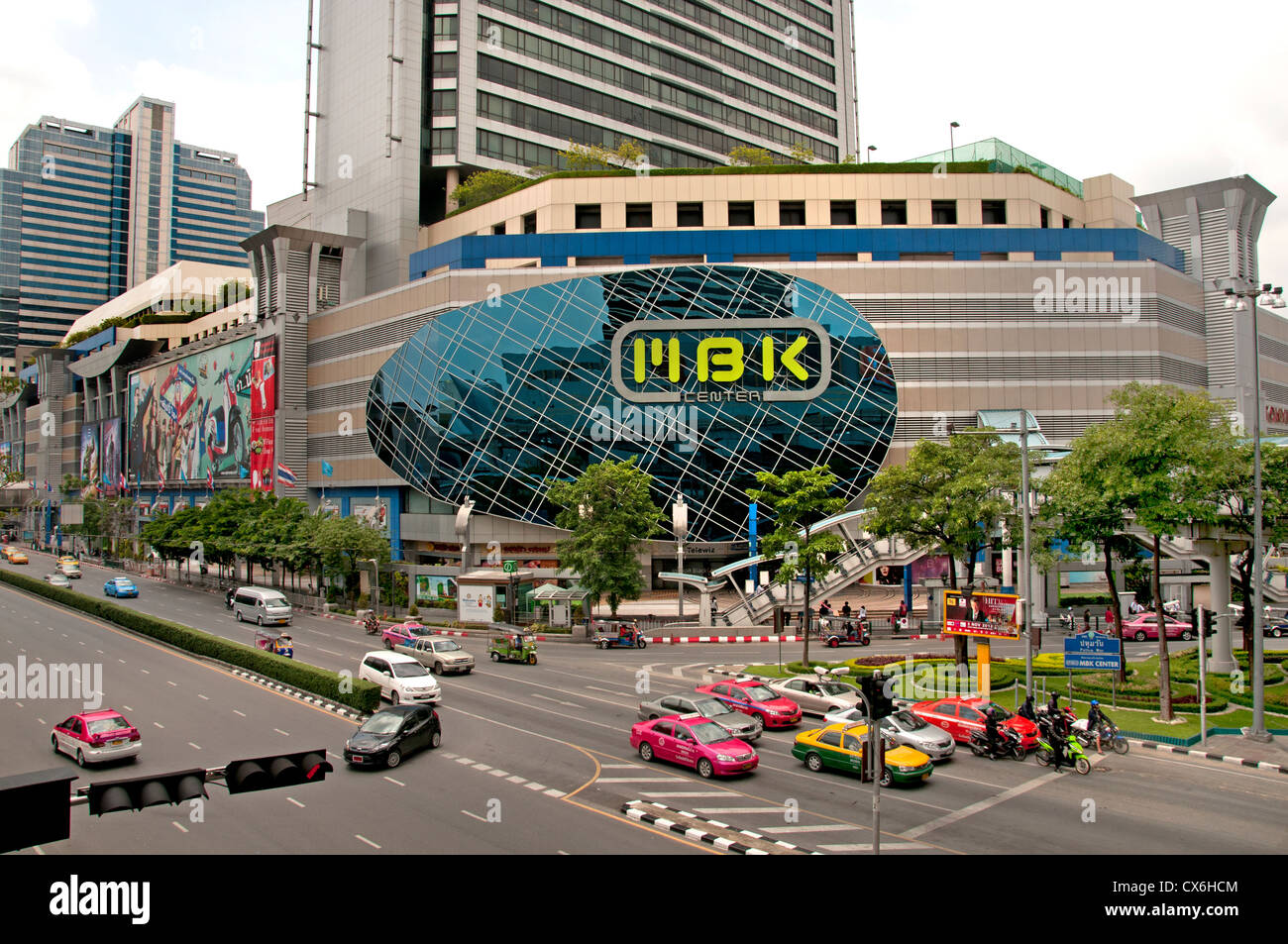 MBK Center Mahboonkrong Einkaufszentrum Bangkok Pathumwan Siam Square District Center Bangkok Thailand Thai Stockfoto