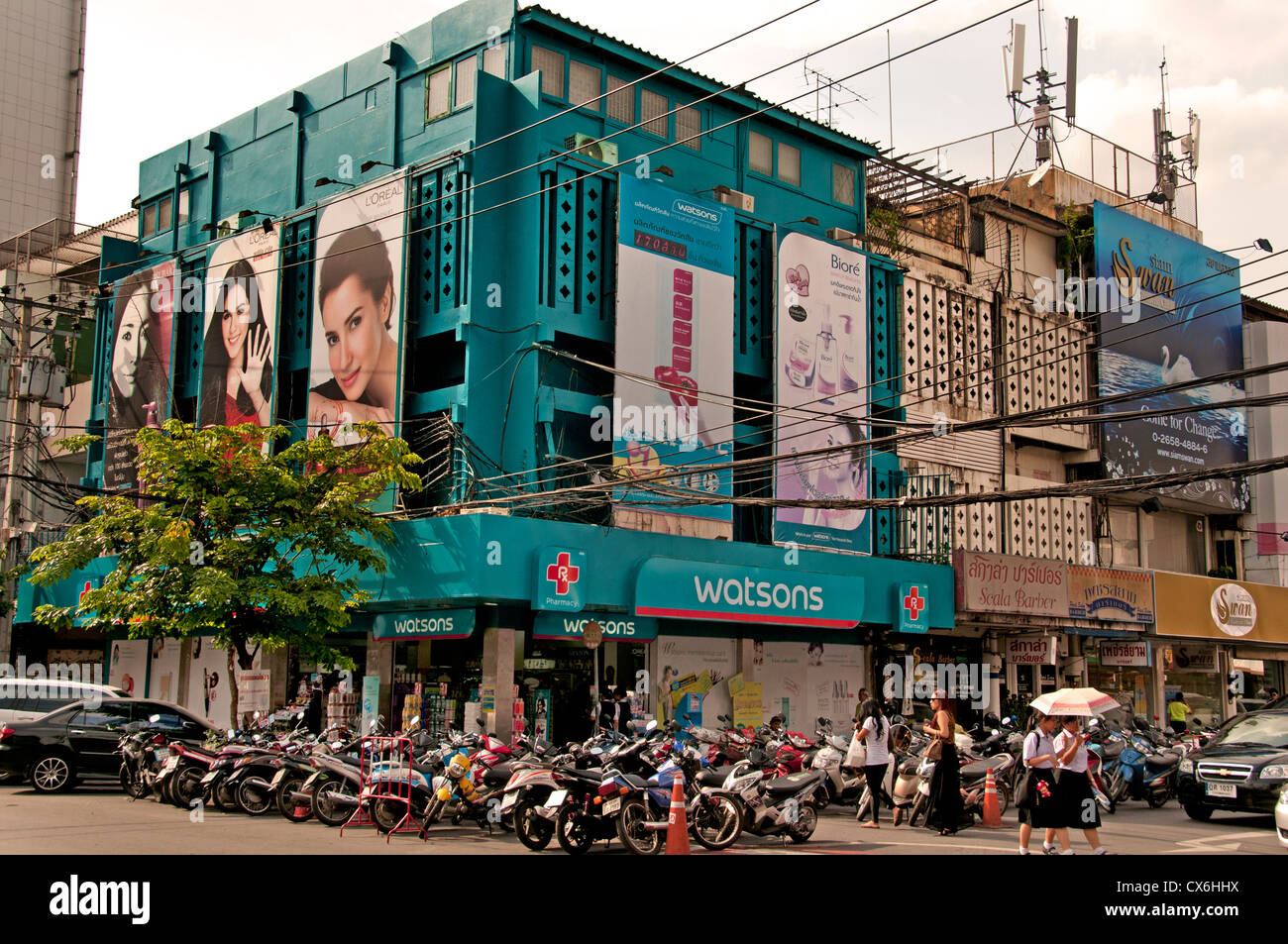 Watsons Boutique Bangkok Thailand Thai Mode shopping Viertel Mall Pathumwan Siam Square District Center Stockfoto