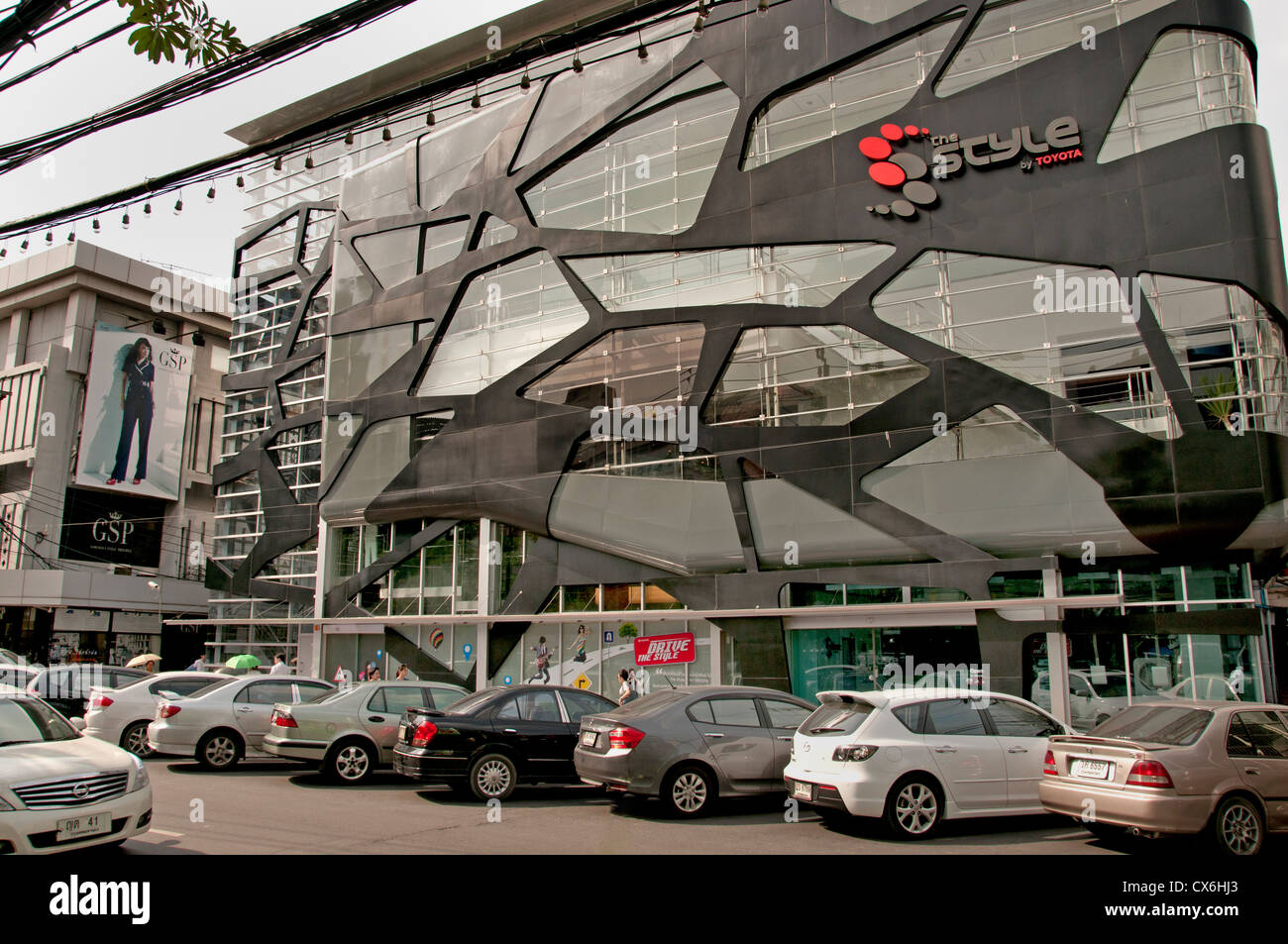 Der Stil von Toyota Bangkok Thailand Thai Mode shopping Viertel Mall Pathumwan Siam Square District Center Stockfoto