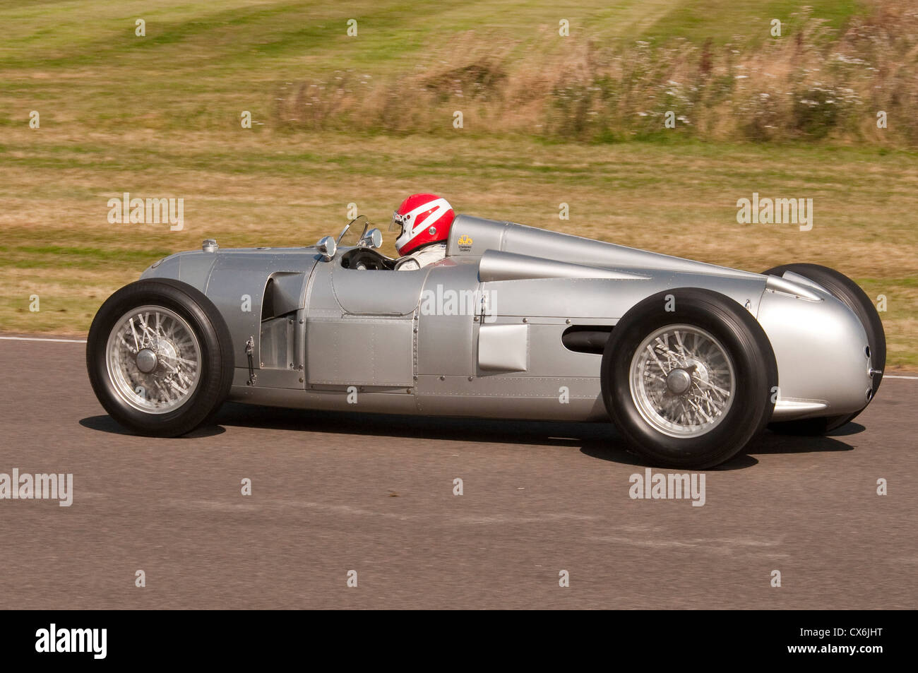 Auto Union Typ A Silber Pfeil vor dem Krieg Formel 1 Auto Stockfoto