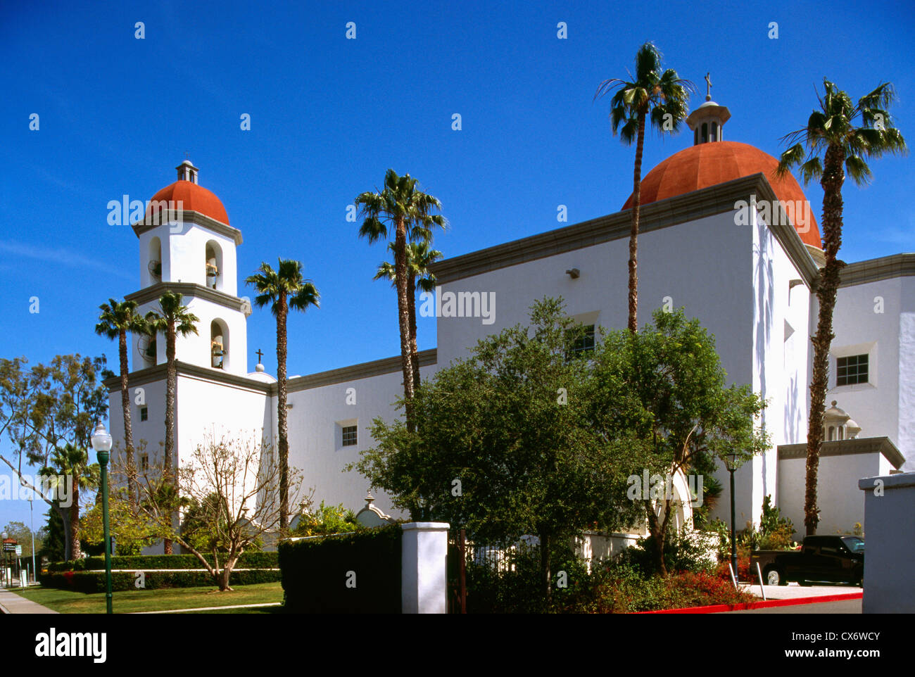 Mission Basilica San Juan Capistrano, Kalifornien, USA - eine römisch-katholische Kirche Stockfoto