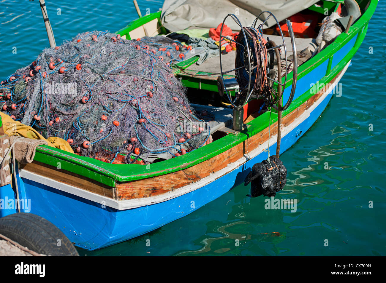 Maltesischen Fischerboot Stockfoto