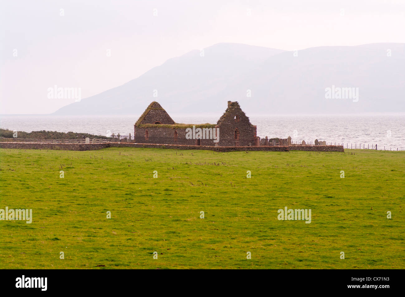 Skipness Kapelle Ruinen auf der Halbinsel Kintyre Argyll und Bute Schottland Stockfoto