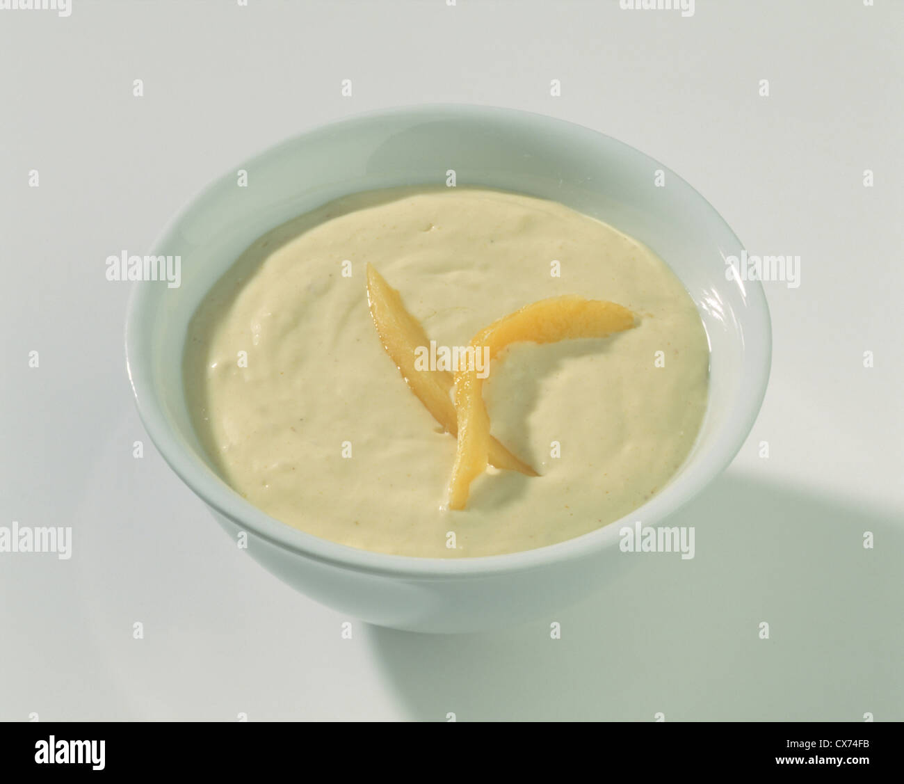 Ausschneiden: Mango Dip Stockfoto