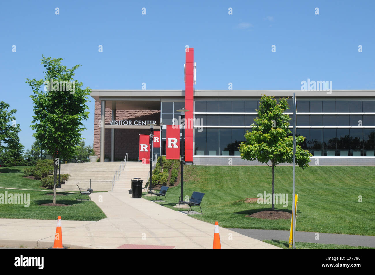 Busch Campus Rutgers State University Besucher Zentrum Stockfoto