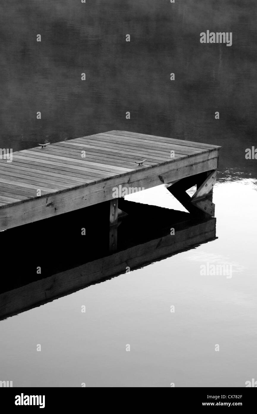 Lake Lure Dock Stockfoto