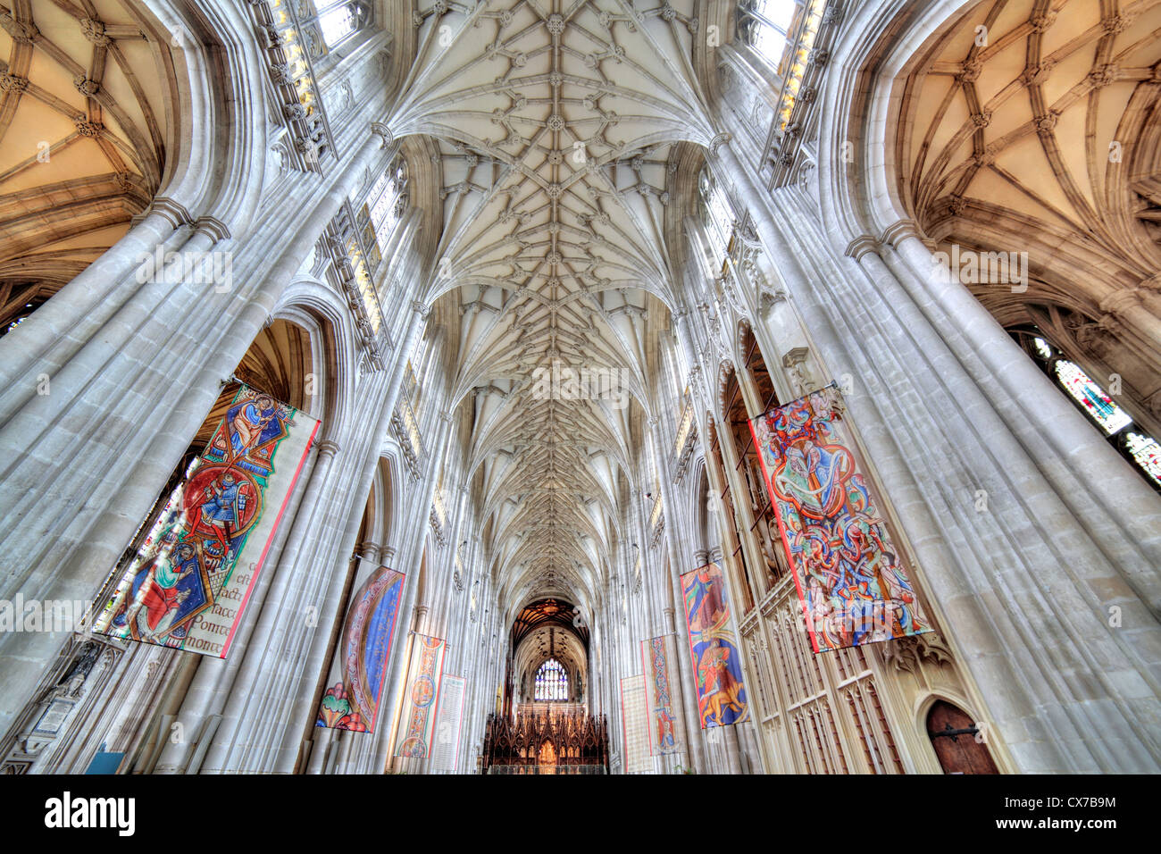 Winchester Cathedral, Winchester, Hampshire, UK Stockfoto