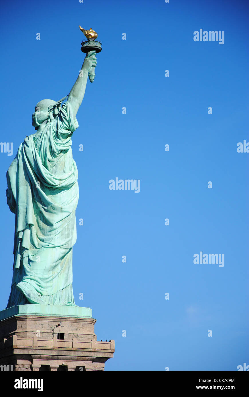 Die Statue of Liberty, Liberty Island, New York City, New York USA Stockfoto