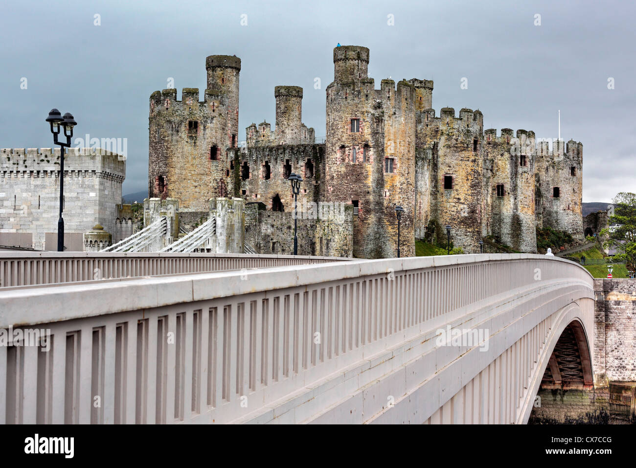 Burg, Conwy, Wales, UK Stockfoto