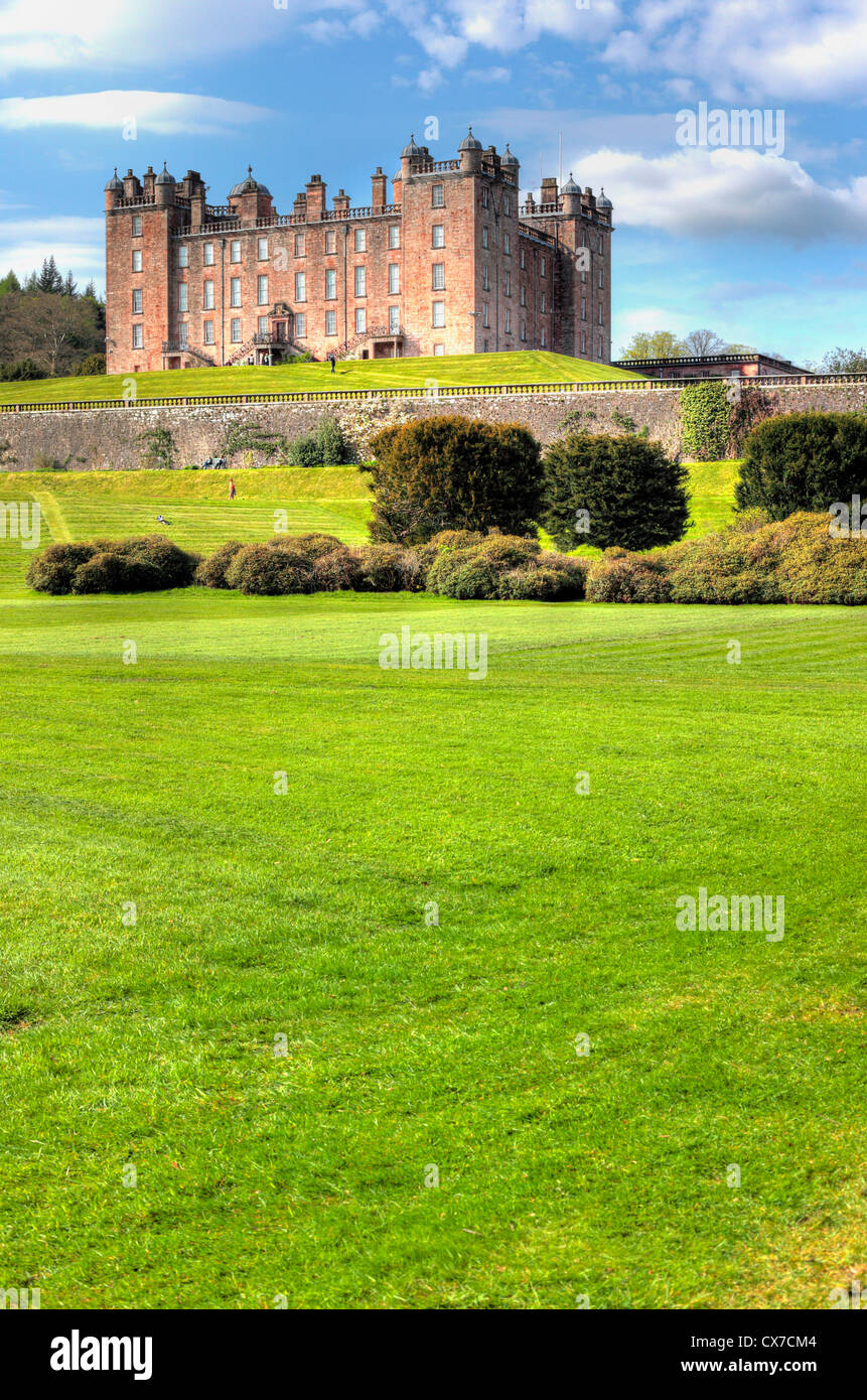 Park, Drumlanrig Castle, Dumfries and Galloway, Schottland, Großbritannien Stockfoto