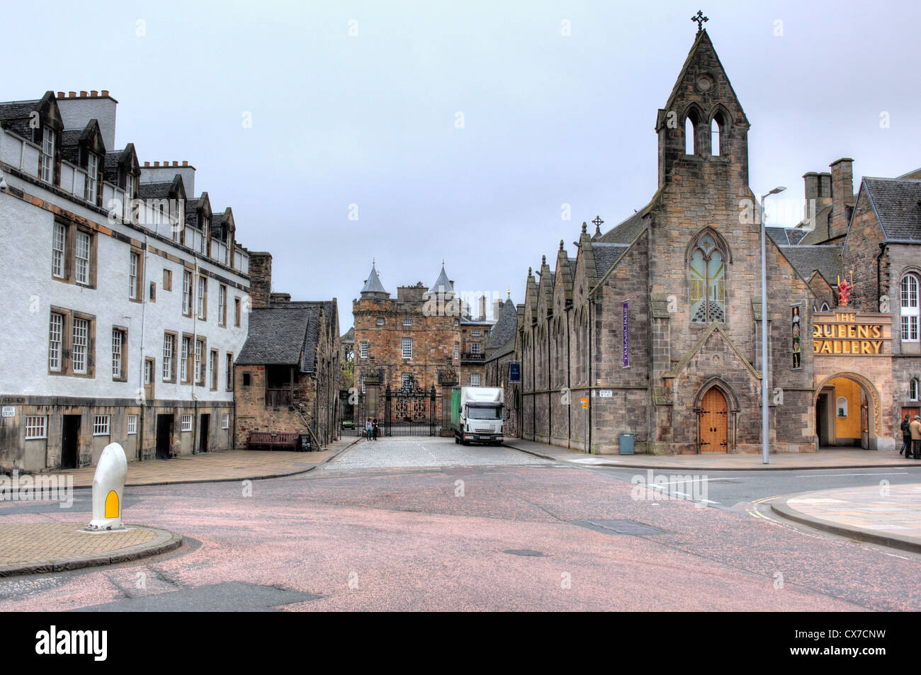 Die Queen Gallery in der Nähe von Holyrood Palace, Edinburgh, Scotland, UK Stockfoto