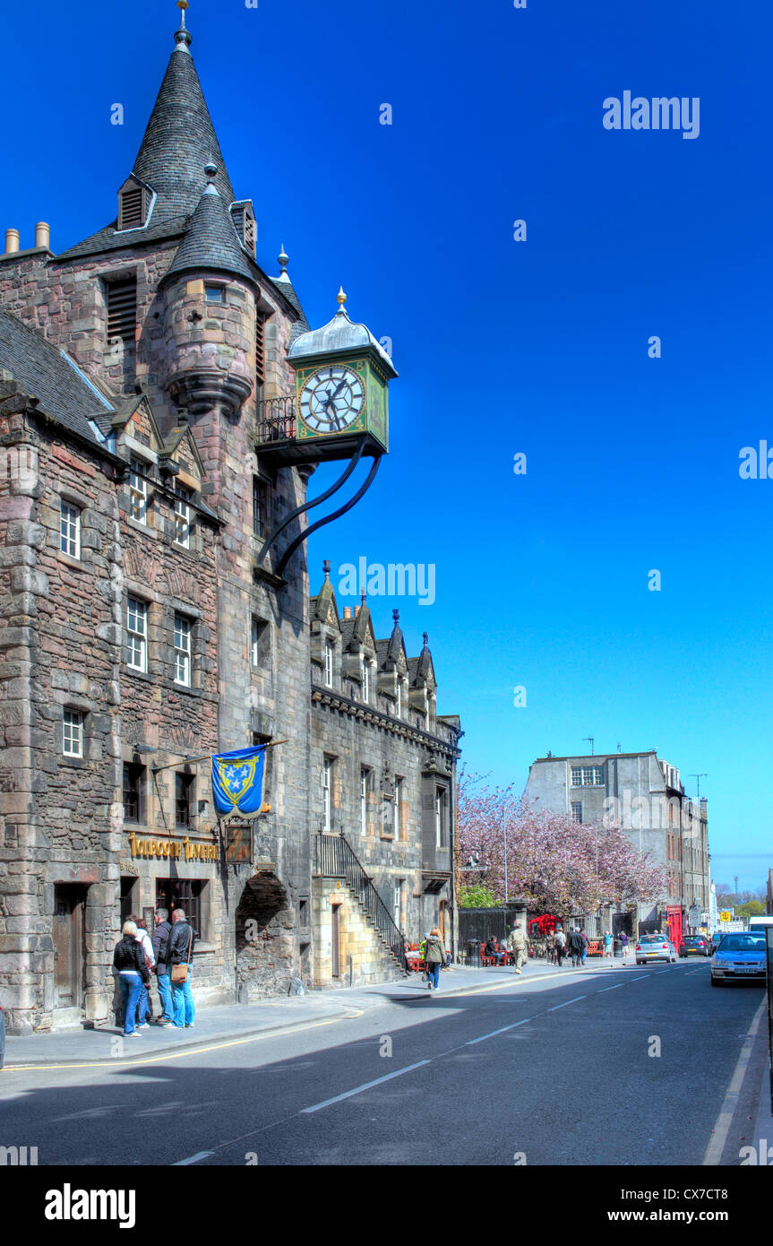 Canongate Tolbooth (1561), Royal Mile, Edinburgh, Schottland, UK Stockfoto