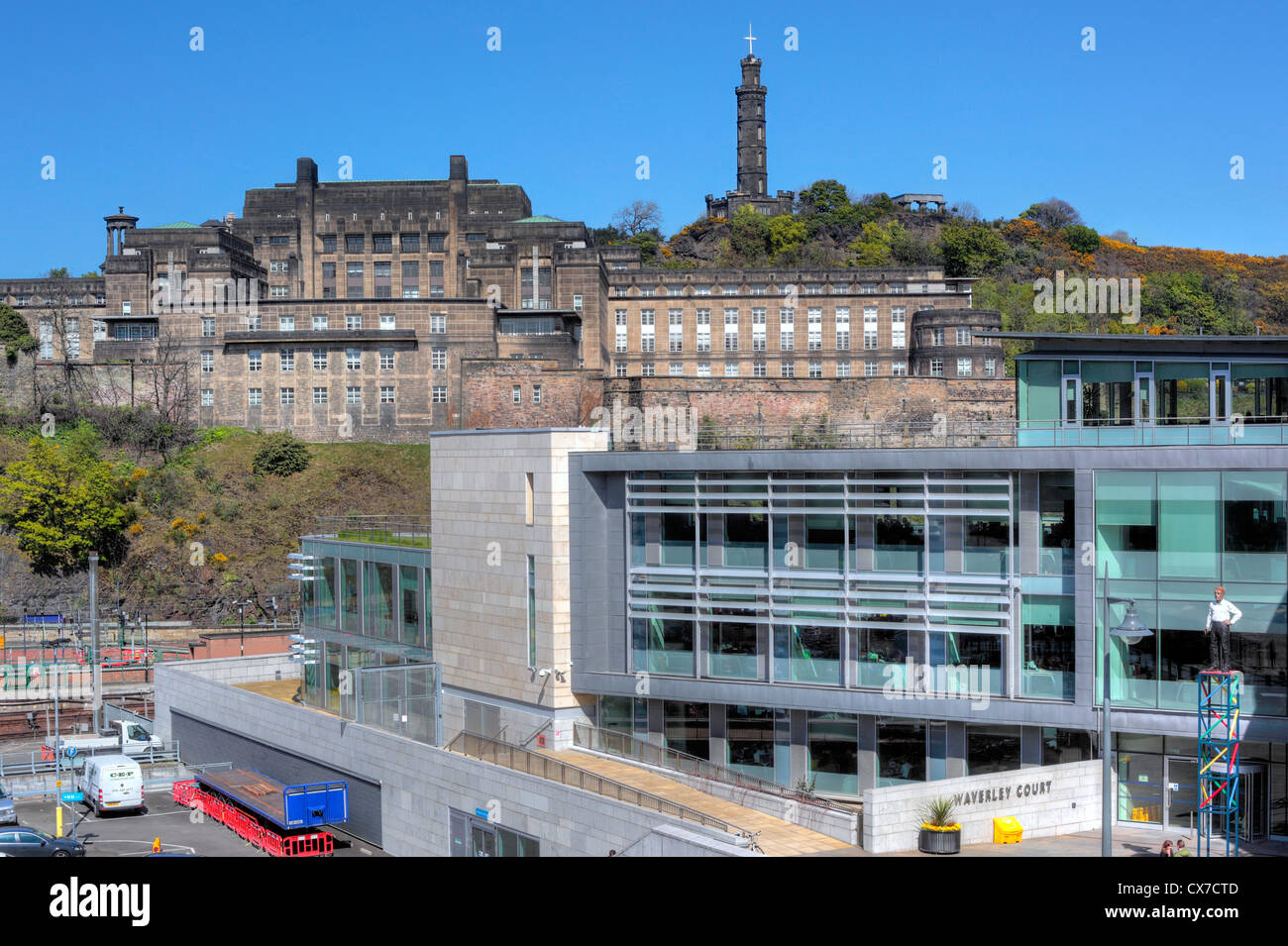 Waverley Gericht, Büros von Edinburgh City Council, Edinburgh, Scotland, UK Stockfoto
