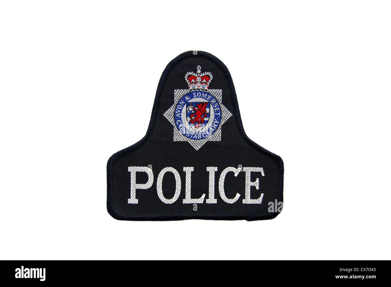 Avon und Somerset Constabulary Polizei-patch Stockfoto