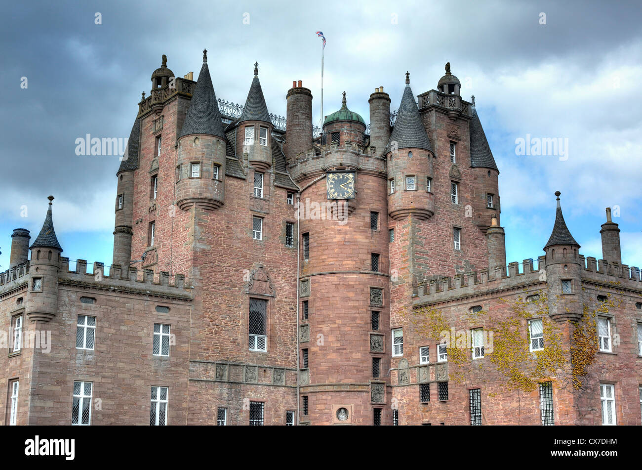 Glamis Castle, Angus, Schottland, UK Stockfoto