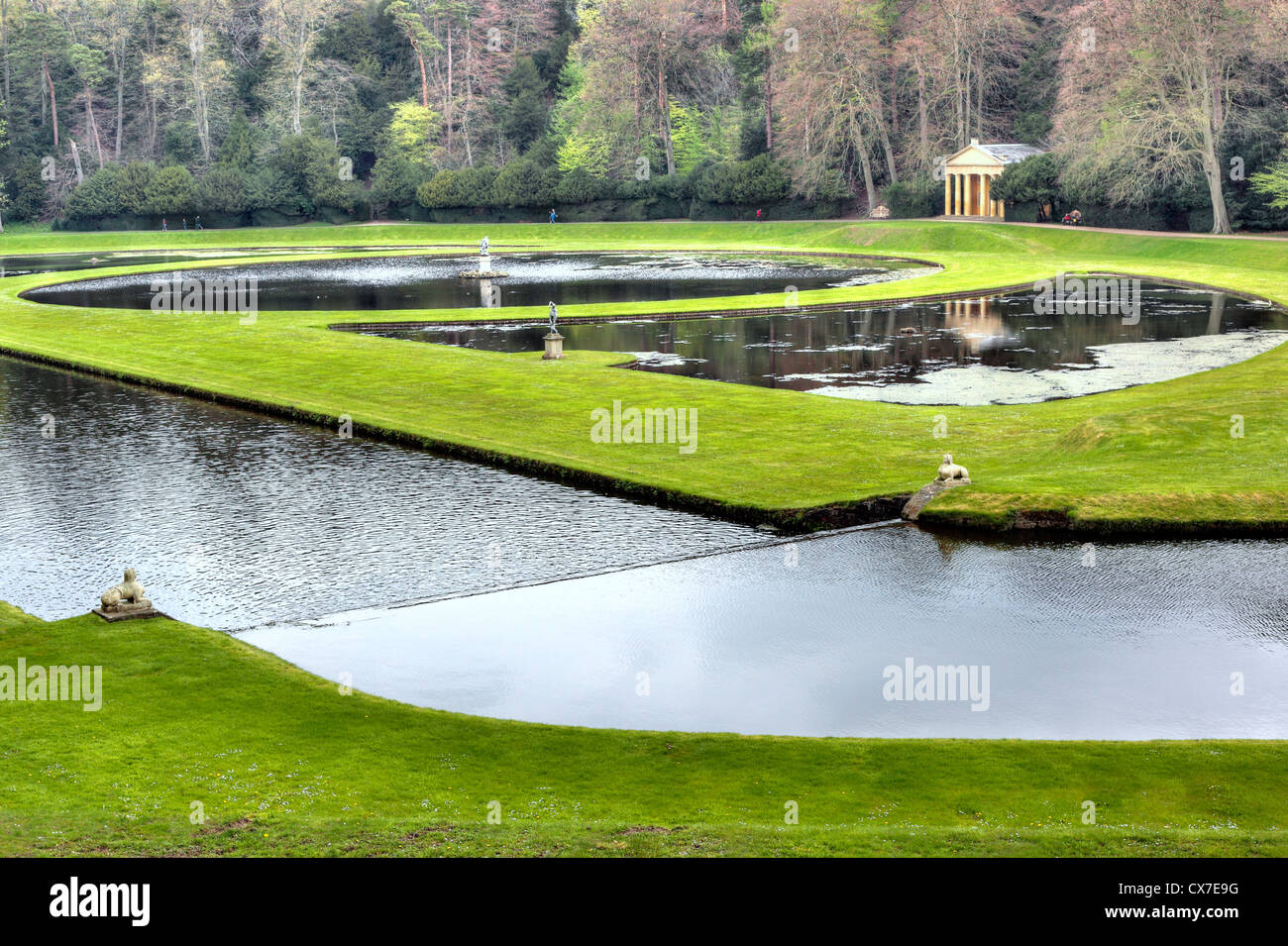 Studley Royal Park, North Yorkshire, England, UK Stockfoto
