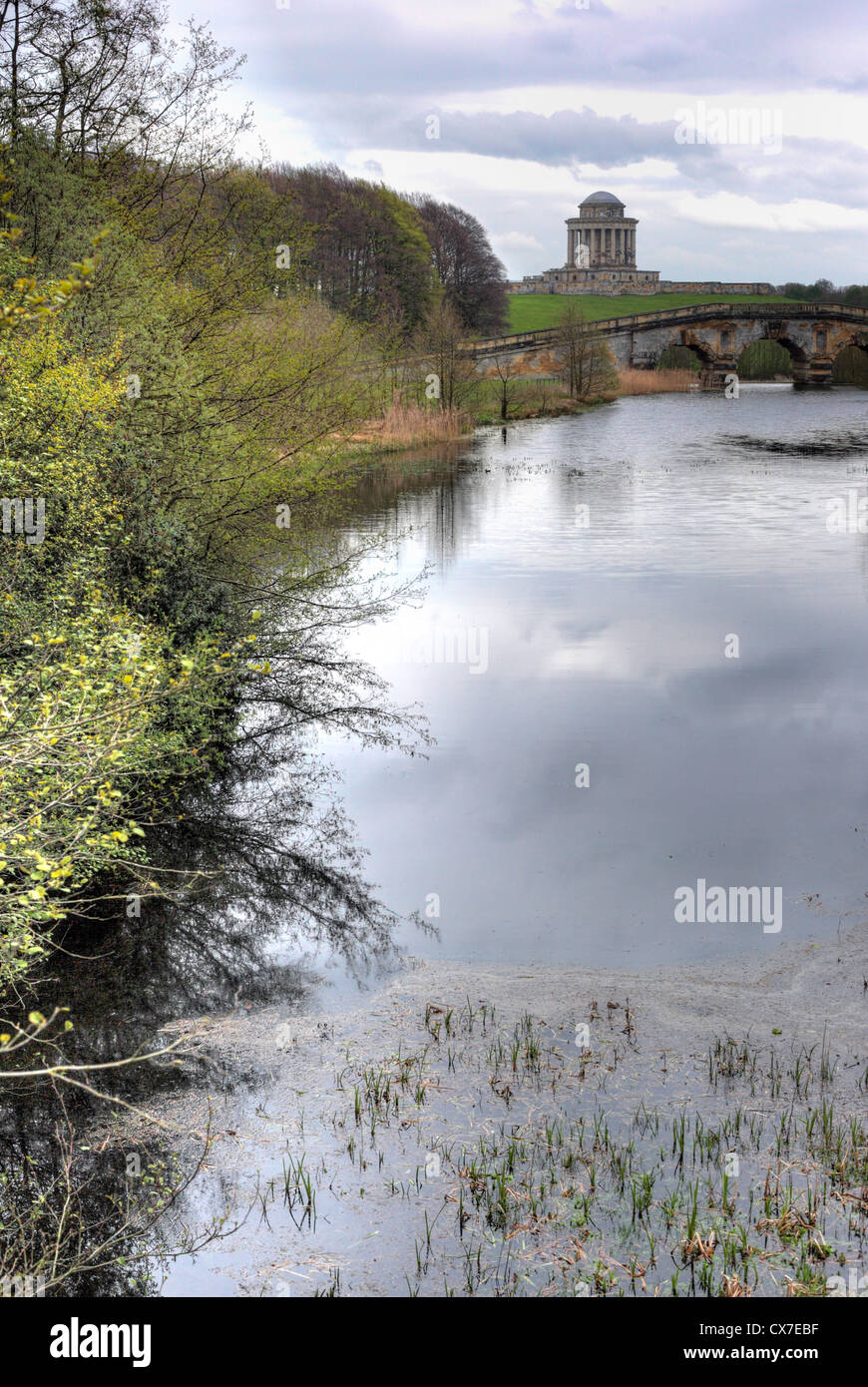 Großen See, Castle Howard, North Yorkshire, England, UK Stockfoto