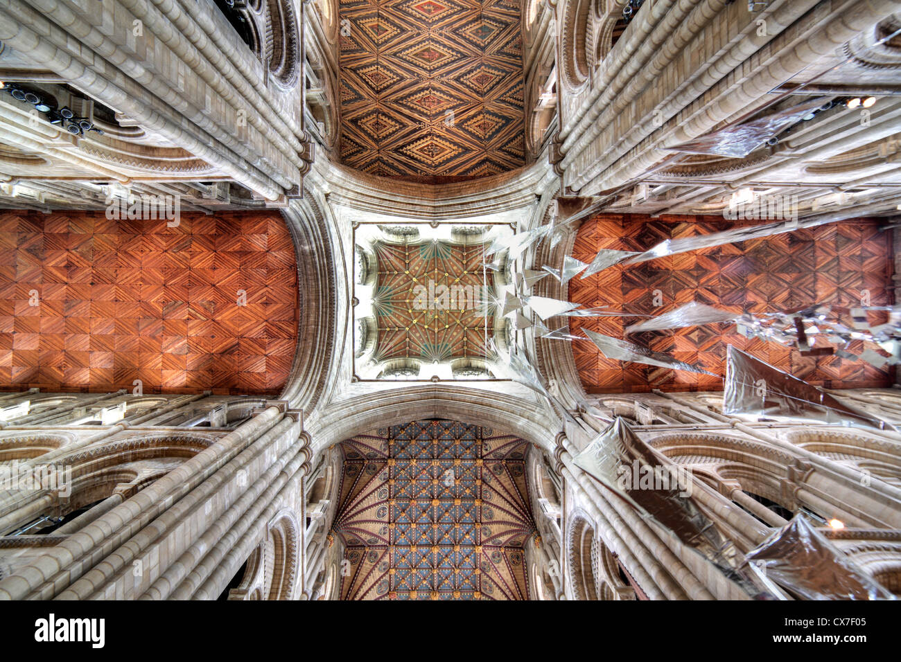 Peterborough Kathedrale, Peterborough, Cambridgeshire, England, Vereinigtes Königreich Stockfoto