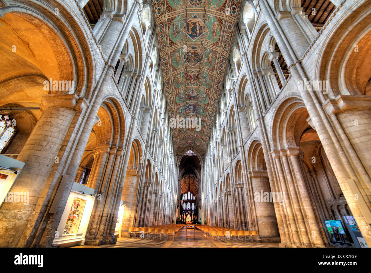 Ely Kathedrale, Ely, Cambridgeshire, England, Vereinigtes Königreich Stockfoto