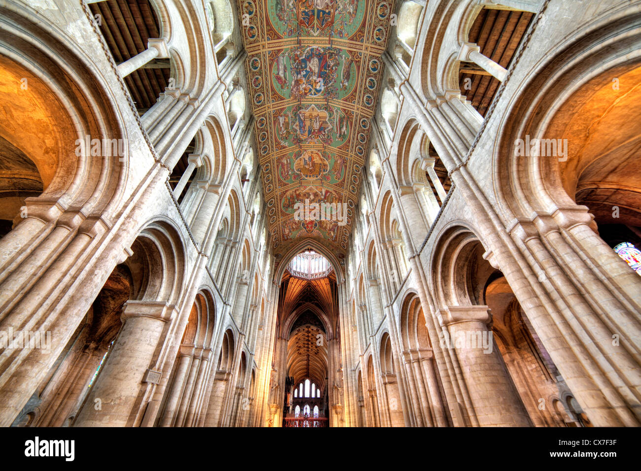 Ely Kathedrale, Ely, Cambridgeshire, England, Vereinigtes Königreich Stockfoto