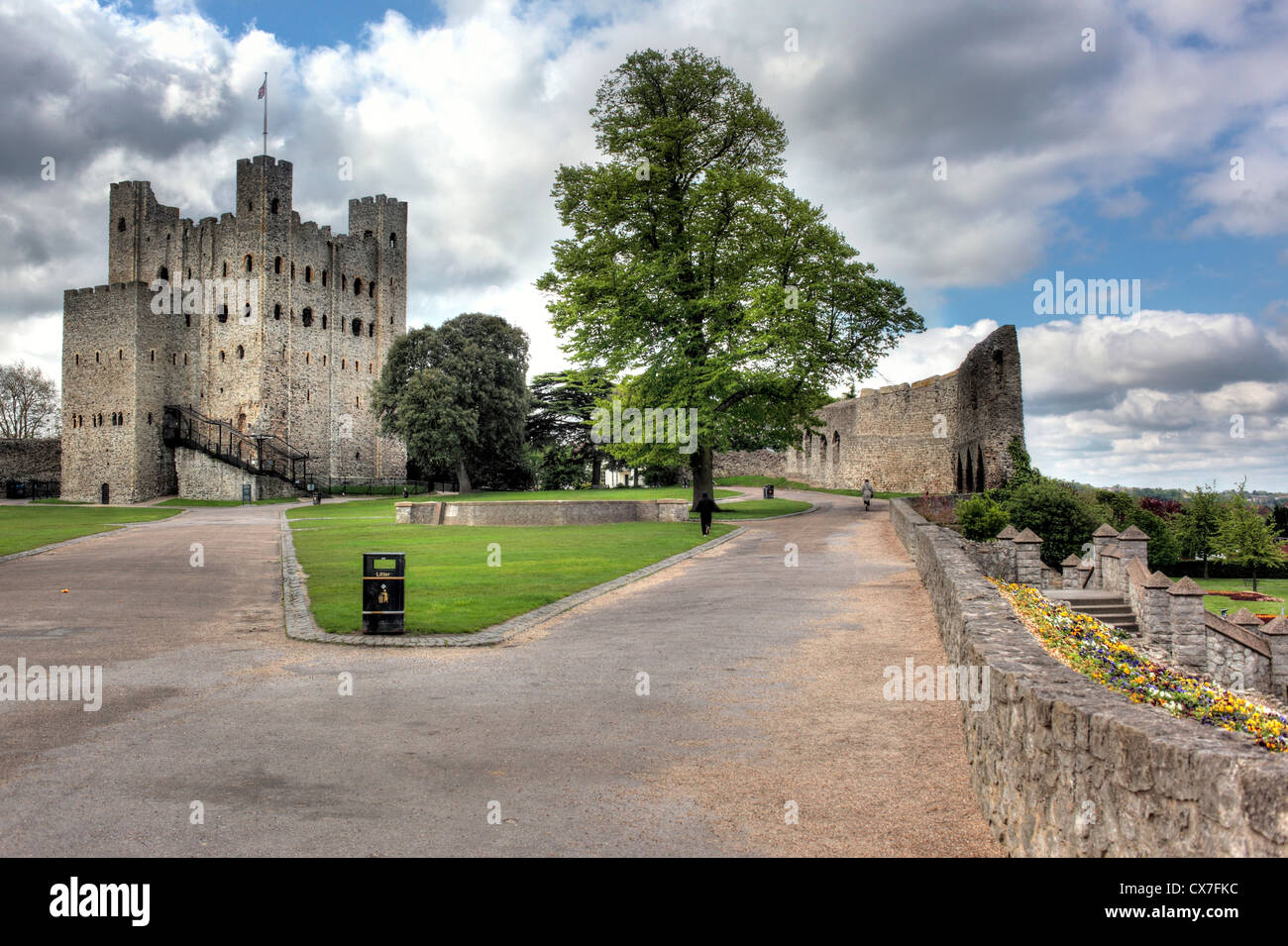 Rochester Castle, Rochester, Kent, England, UK Stockfoto