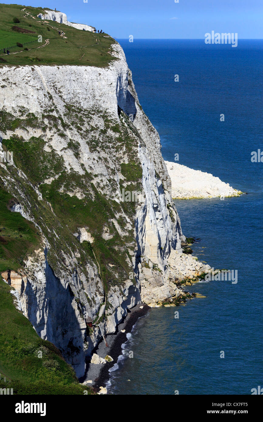 Weiße Klippen von Dover, Dover, Kent, England, UK Stockfoto