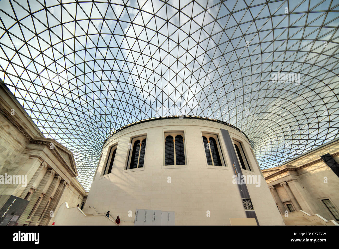 Große Hof, British Museum, London, UK Stockfoto